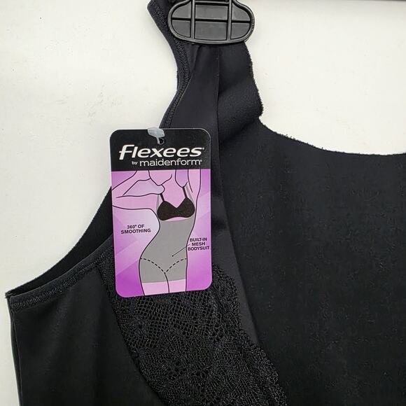 Maidenform FL1269 FLEXEES Women's Skinny Everyday Shapewear WYOB Slip NWT Black - Picture 5 of 6